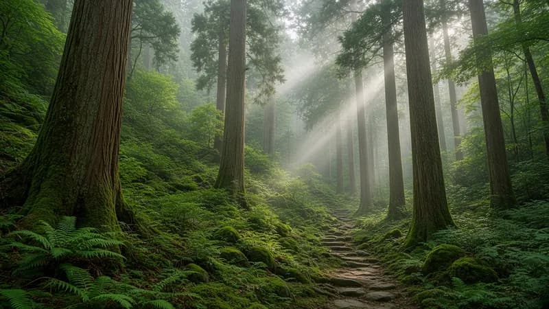 愛知県新城市の山林。約5.5haの山林を有償引き取り