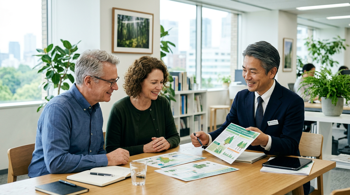 山林活用無料相談サービス - 森林の現況ヒアリングと最適ルート提示